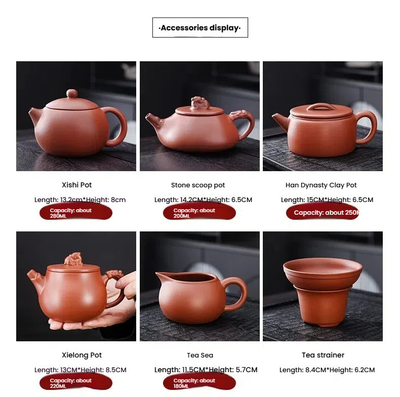 Silk Road Zisha Tea Set - Ultimate Heat-Resistant Solution for Arabic Tea Culture