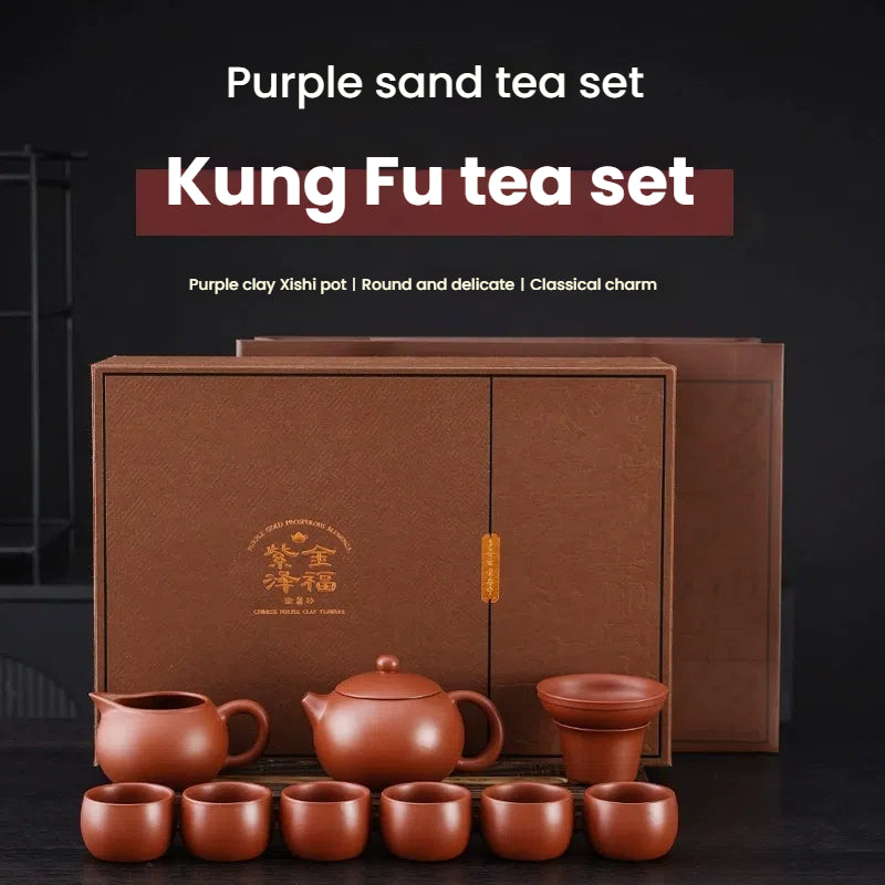 Silk Road Zisha Tea Set - Ultimate Heat-Resistant Solution for Arabic Tea Culture